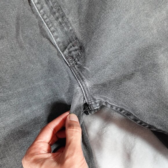 Vintage Levis 505 Regular Straight Leg Jeans Mens 34x28 (Tagged 38x32) Faded - Picture 9 of 16